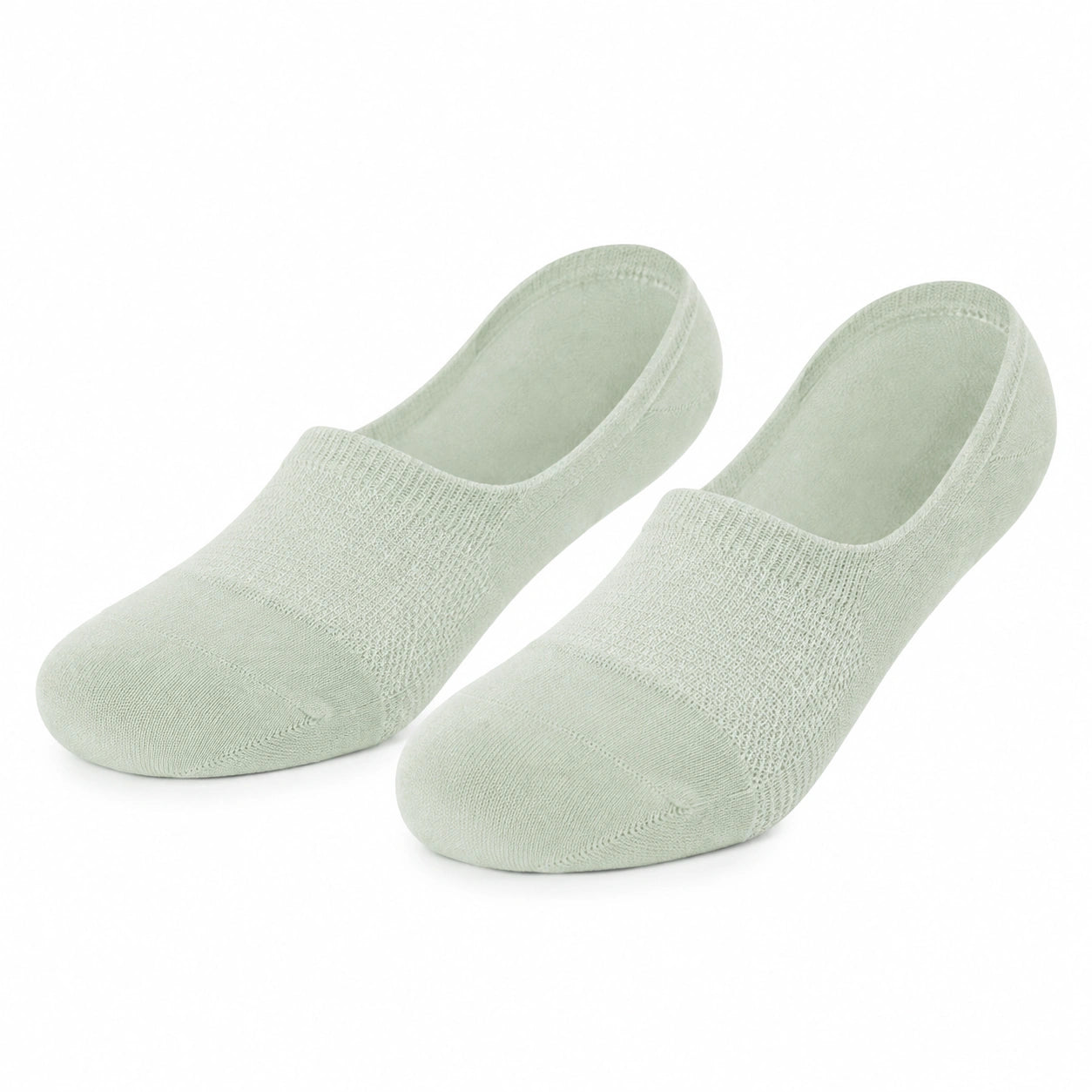 Sneakersocken Größe 43-46 aus Textil in Hellgrün - niedrig geschnitten und atmungsaktiv