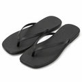 Zehentrenner Größe 38/39 aus Kunststoff Schwarz mit flacher Sohle