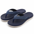 Zehentrenner 42/43 aus Textil und Synthetik in Dunkelblau - leichte Sommerschuhe